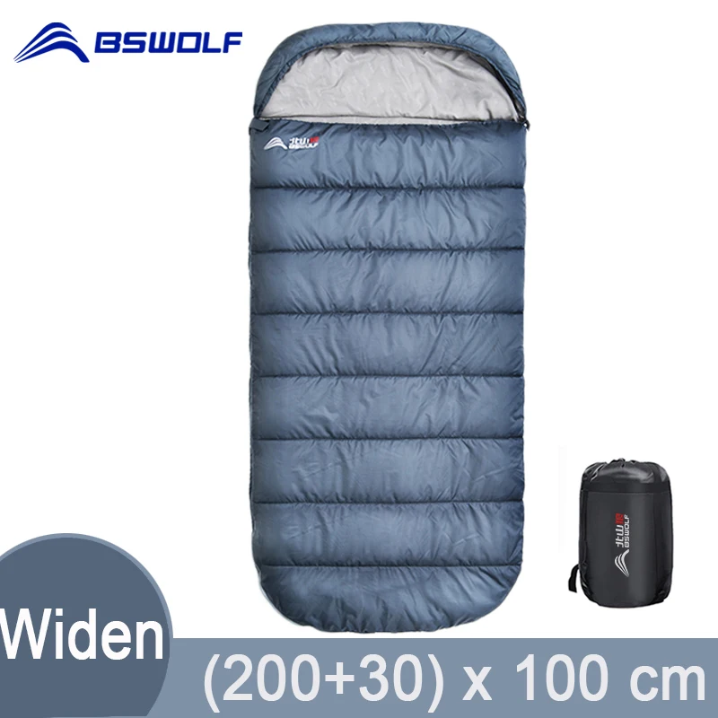 BSWolf Large Camping Sleeping bag lightweight 3 season Camping Boutique
