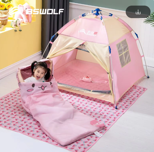 Childrens sleeping bag bed 2025