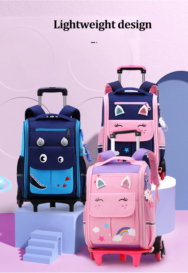 Children's backpack with wheels outlet